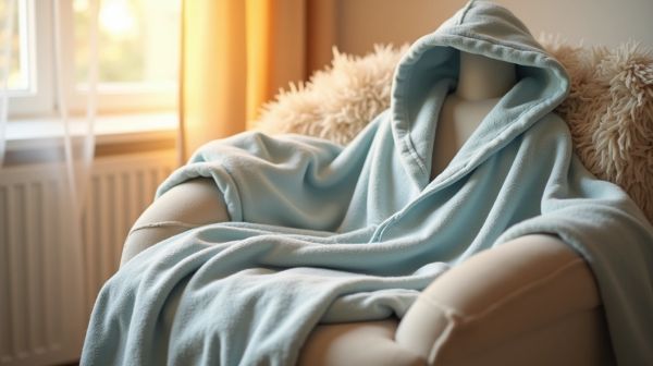 Un peignoir à capuche pour allier confort et style cocooning